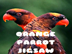 Gra Orange Parrot Jigsaw