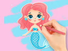 Gra Coloring Book: Enjoying Mermaid