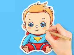 Gra Coloring Book: Cute Super Baby