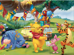 Gra Jigsaw Puzzle: Winnie The Pooh Party