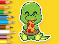 Gra Coloring Book: Hungry Dinosaurs