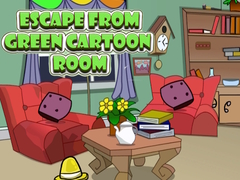 Gra Escape from Green Cartoon Room