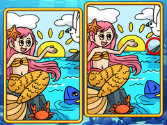 Gra Mermaids Spot The Differences