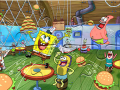 Gra Jigsaw Puzzle: SpongeBob SquarePants Work Time