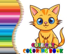 Gra Cute Cat Coloring Book