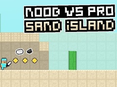 Gra Noob vs Pro Sand island