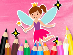 Gra Coloring Book: Little Pretty Fairy