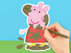 Gra Coloring Book: Peppa In The Mud