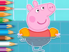 Gra Coloring Book: Peppa Swimming