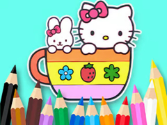 Gra Coloring Book: Kitty Cup