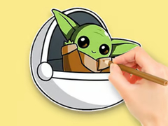 Gra Coloring Book: Master Yoda