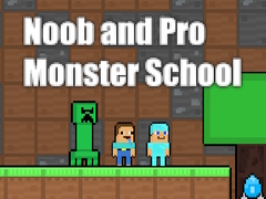 Gra Noob and Pro Monster School