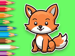 Gra Coloring Book: Baby Fox