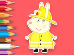 Gra Coloring Book: Rabbit Firefighter