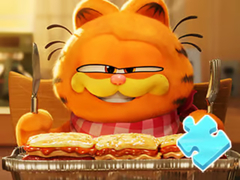 Gra Jigsaw Puzzle: Garfield And Lasagna