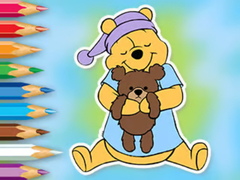 Gra Coloring Book: Winnie With Toy Bear