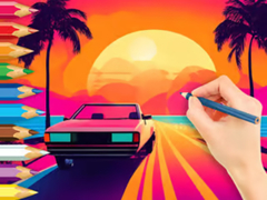 Gra Coloring Book: Sunset Driving