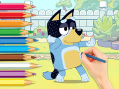 Gra Coloring Book: Bluey And Bingo