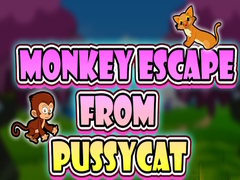 Gra Monkey Escape from Pussy Cat