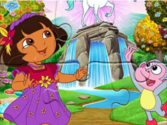 Gra Jigsaw Puzzle: Dora Wonderland