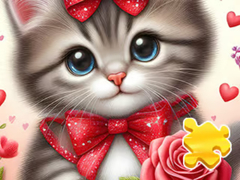 Gra Jigsaw Puzzle: Rose Cat