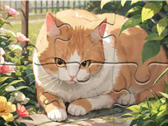 Gra Jigsaw Puzzle: Cat Garden