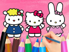 Gra Coloring Book: Hello Kitty With Friends