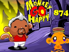 Gra Monkey Go Happy Stage 874