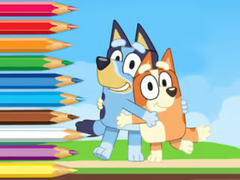 Gra Coloring Book: Bluey And Bingo Holiday