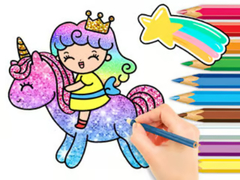 Gra Coloring Book: Unicorn Princess