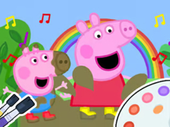 Gra Coloring Book: Peppa Pig Muddy Funny