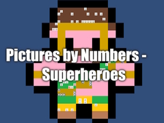 Gra Pictures by Numbers - Superheroes