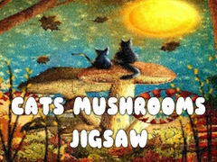 Gra Cats Mushrooms Jigsaw