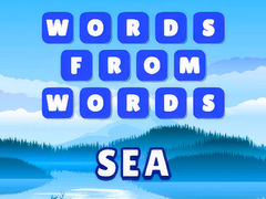 Gra Words from words: Sea