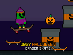 Gra Obby Halloween Danger Skate