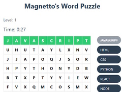 Gra Magnetto's Word Puzzle