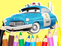 Gra Coloring Book: Cars Sheriff