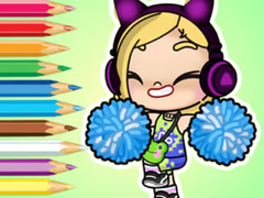 Gra Coloring Book: Avatar World Cheerleader