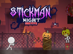 Gra Stickman Night Survive