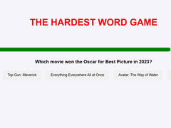 Gra The Hardest Word Game