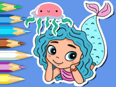 Gra Coloring Book: Jellyfish Mermaid