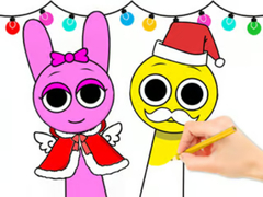 Gra Coloring Book: Sprunki Christmas