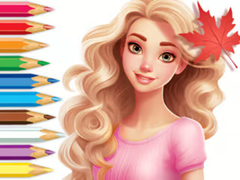 Gra Coloring Book: Barbie Autumn Tale