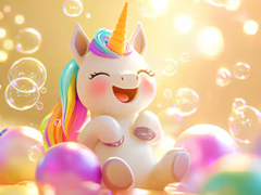 Gra Jigsaw Puzzle: Unicorn Bubble Fun