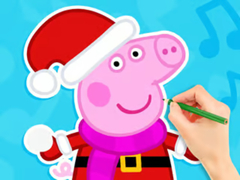 Gra Coloring Book: Peppa Pig Snowman