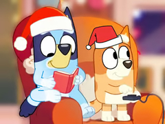 Gra Jigsaw Puzzle: Bluey Christmas Party