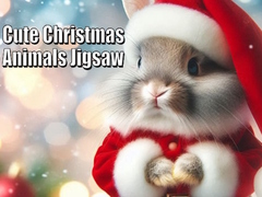 Gra Cute Christmas Animals Jigsaw