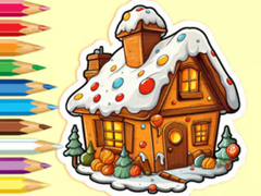 Gra Coloring Book: Christmas Candy House