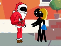 Gra Stickman Santa