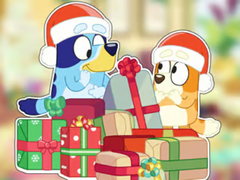 Gra Jigsaw Puzzle: Bluey Christmas Unboxing